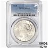 Image 1 : 1924 Silver Peace Dollar PCGS MS65