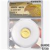 Image 1 : 2021 $5 1/10oz. Gold ANACS MS70 Ty II First Srike