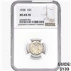 Image 1 : 1938 Mercury Silver Dime NGC MS65 FB