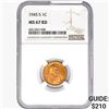 Image 1 : 1945-S Wheat Cent NGC MS67 RD