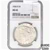 Image 1 : 1926-S Silver Peace Dollar NGC MS62