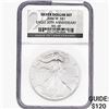 Image 1 : 2006-W Silver Eagle NGC MS69 20th ANNIV.