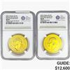 Image 1 : 2023 [2] G.Britain £100 2oz.9999 Gold 363rd NGC MS69 B