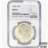Image 1 : 1921-S Morgan Silver Dollar NGC MS61