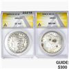 Image 1 : 1892&1898 [2] Morgan Silver Dollar ANACS EF/MS
