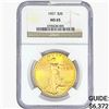 Image 1 : 1927 $20 Gold Double Eagle NGC MS65