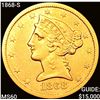 Image 1 : 1868-S $5 Gold Half Eagle UNCIRCULATED