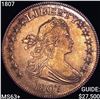 Image 1 : 1807 Draped Bust Half Dollar CHOICE BU+