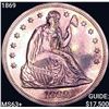 Image 1 : 1869 Seated Liberty Dollar CHOICE BU+
