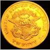 Image 2 : 1861 $20 Gold Double Eagle UNCIRCULATED