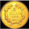 Image 2 : 1878 $3 Gold Piece CHOICE BU