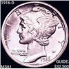 Image 1 : 1916-D Mercury Dime UNCIRCULATED