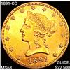 Image 1 : 1891-CC $10 Gold Eagle CHOICE BU