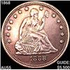Image 1 : 1868 Seated Liberty Quarter HIGH GRADE