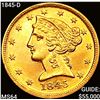 Image 1 : 1845-D $5 Gold Half Eagle CHOICE BU