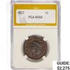 Image 1 : 1827 Coronet Head Large Cent PGA MS60