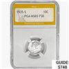 Image 1 : 1935-S Mercury Silver Dime PGA MS65 FSB
