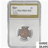 Image 1 : 1887 Indian Head Cent PGA PR65 RED