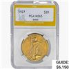 Image 1 : 1927 $20 Gold Double Eagle PGA MS65 Detail