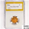 Image 1 : 1866 Indian Head Cent PGA MS63 RED