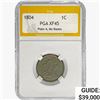 Image 1 : 1804 Draped Bust Large Cent PGA XF45 Plain 4, No S