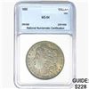 Image 1 : 1890 Morgan Silver Dollar NNC MS64