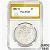 1887-O Morgan Silver Dollar PGA MS64