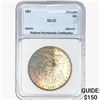 Image 1 : 1881 Morgan Silver Dollar NNC MS63