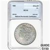 Image 1 : 1898 Morgan Silver Dollar NNC MS64