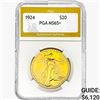 Image 1 : 1924 $20 Gold Double Eagle PGA MS65+