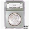 Image 1 : 1887 Morgan Silver Dollar NTC MS65