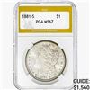 1881-S Morgan Silver Dollar PGA MS67