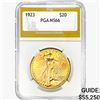 1923 $20 Gold Double Eagle PGA MS66