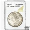 1880-O Morgan Silver Dollar Blank AU