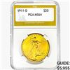 Image 1 : 1911-D $20 Gold Double Eagle PGA MS64