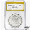 Image 1 : 1878 7/8TF Morgan Silver Dollar PGA MS61