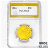 Image 1 : 1926 $10 Gold Eagle PGA MS64
