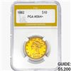 Image 1 : 1882 $10 Gold Eagle PGA MS64+