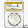Image 1 : 1878 7TF Morgan Silver Dollar PGA MS64+ DMPL REV 7