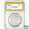 Image 1 : 1926-D Silver Peace Dollar PGA MS64