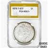 Image 1 : 1878 7/8TF Morgan Silver Dollar PGA MS63+