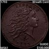 Image 1 : 1793 Wreath Cent UNCIRCULATED