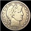 Image 1 : 1913 Barber Half Dollar NICELY CIRCULATED