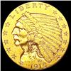 Image 1 : 1915 $2.50 Gold Quarter Eagle CLOSELY UNCIRCULATED