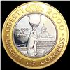 Image 1 : 2000 Congr Library .53oz Gold & Plat $10 CHOICE PR