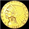 Image 1 : 1927 $2.50 Gold Quarter Eagle CLOSELY UNCIRCULATED