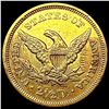 Image 2 : 1856 $2.50 Gold Quarter Eagle CLOSELY UNCIRCULATED