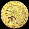 Image 1 : 1913 $2.50 Gold Quarter Eagle CLOSELY UNCIRCULATED