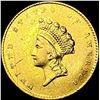 Image 1 : 1855 Rare Gold Dollar LIGHTLY CIRCULATED