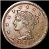 Image 1 : 1851 Braided Hair Large Cent CLOSELY UNCIRCULATED